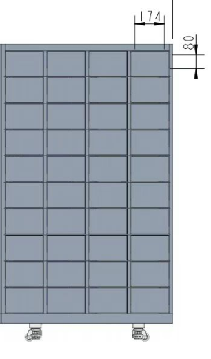 Drawer-Type Weighing Material Cabinet