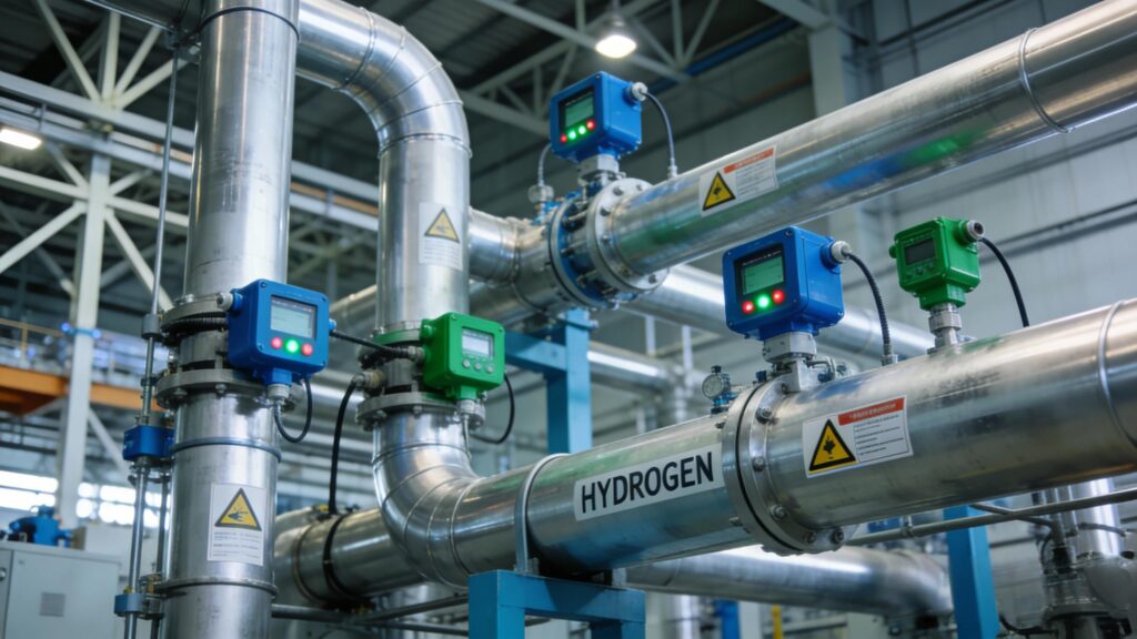 Hydrogen pipeline safety monitoring systems