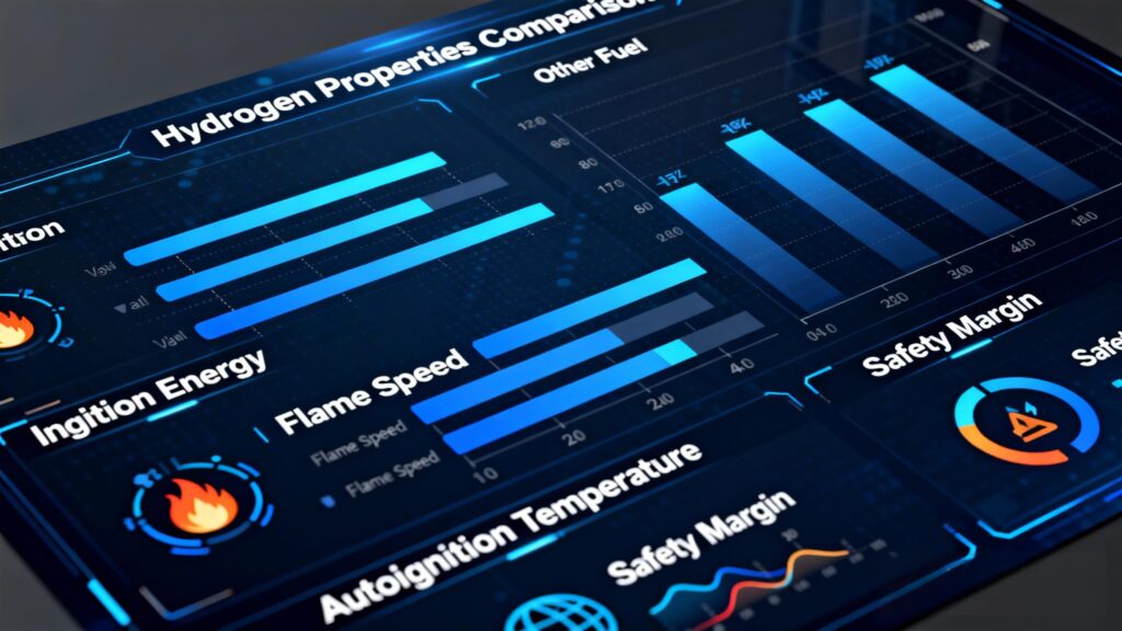 hydrogen safety myths versus facts infographic