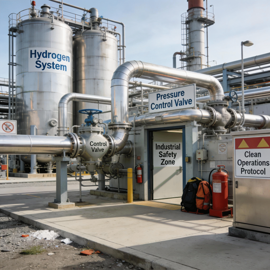 Industrial hydrogen systems used in North American oil and chemical facilities