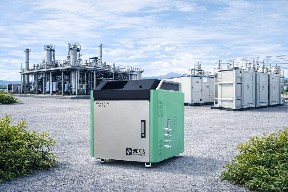 Comparison of hydrogen production equipment