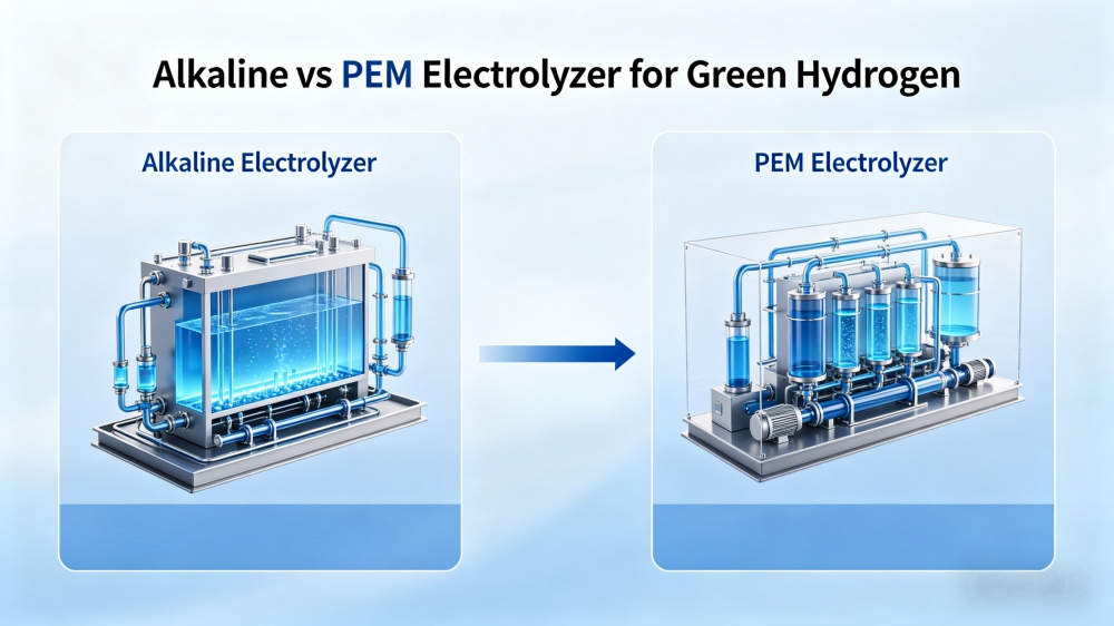 Green Hydrogen Production Cost ALK vs PEM